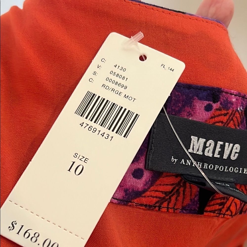 New Maeve Anthropologie Macie Sleeveless Sundress 10 - Picture 8 of 11
